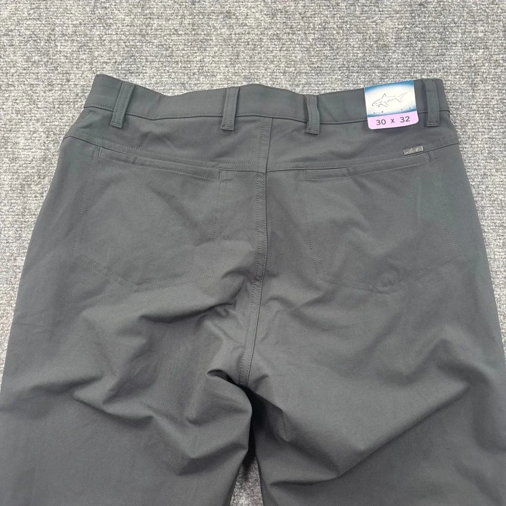 Greg Norman Golf Pants 30x32 Black Performance Stretch Tech Trousers NWT Mens - Picture 8 of 8